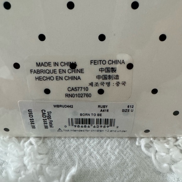 ♠️Kate Spade Born to Be July Birthstone Sweetheart Red Ruby Pendant Necklace - Picture 2 of 6